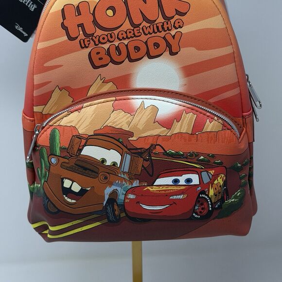 Loungefly Disney Pixar Cars Duo Radiator Springs Mini Backpack NWT main image 9